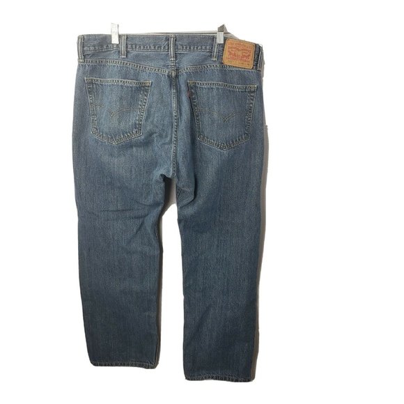 Levi's 505 Straight Fit Jeans 40x30 Cotton Denim - Picture 3 of 4